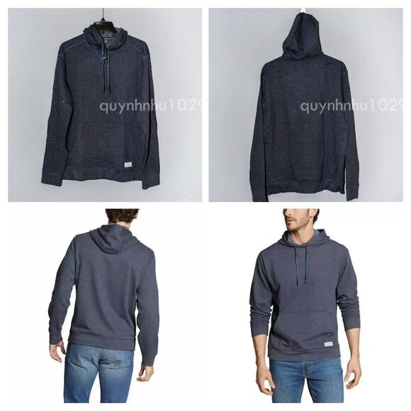 Eddie Bauer Other - Eddie Bauer Men's Everyday Pullover Hoodie Long Sleeve Stretch  in  BLUE